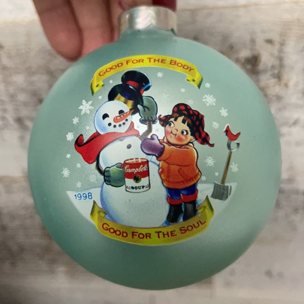 Campbell’s Soup 1998 Collectible Ornament ”Good for the Body Good for the Soul”